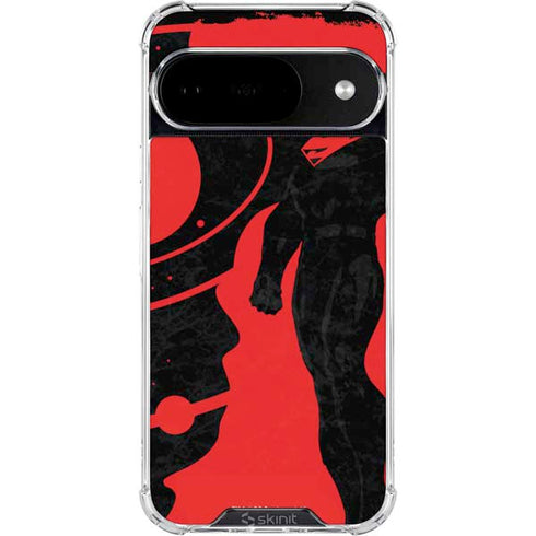 DC Comics Superman Silhouette Flying Google Pixel 10 Clear Case